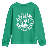 Paranormal Investigator Ghost Hunting Youth Sweatshirt EVP Halloween - Wonder Print Shop