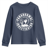 Paranormal Investigator Ghost Hunting Youth Sweatshirt EVP Halloween - Wonder Print Shop
