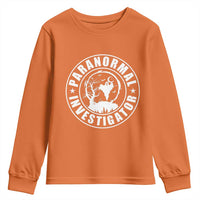 Paranormal Investigator Ghost Hunting Youth Sweatshirt EVP Halloween - Wonder Print Shop