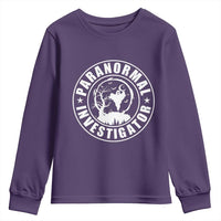Paranormal Investigator Ghost Hunting Youth Sweatshirt EVP Halloween - Wonder Print Shop