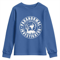 Paranormal Investigator Ghost Hunting Youth Sweatshirt EVP Halloween - Wonder Print Shop