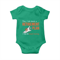 Ghost Hunting Baby Onesie Yes I Do Have A Retirement Plan - Wonder Print Shop