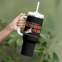 Ghost Hunting Tumbler With Handle Yes I Do Have A Retirement Plan - Wonder Print Shop