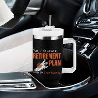 Ghost Hunting Tumbler With Handle Yes I Do Have A Retirement Plan - Wonder Print Shop