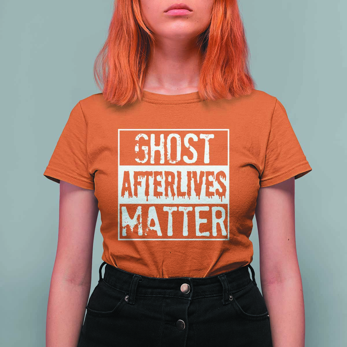 Funny Ghost Hunting T Shirt For Women Ghost Afterlives Matter Paranormal Investigator - Wonder Print Shop