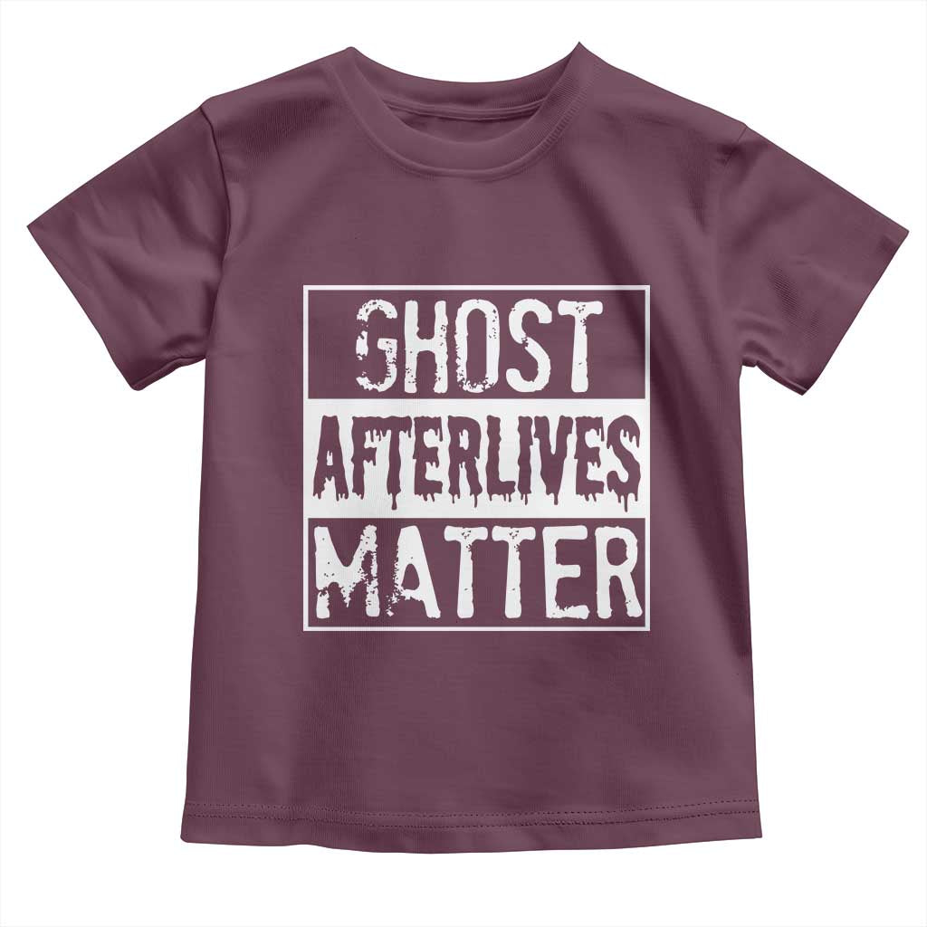 Funny Ghost Hunting Toddler T Shirt Ghost Afterlives Matter Paranormal Investigator - Wonder Print Shop