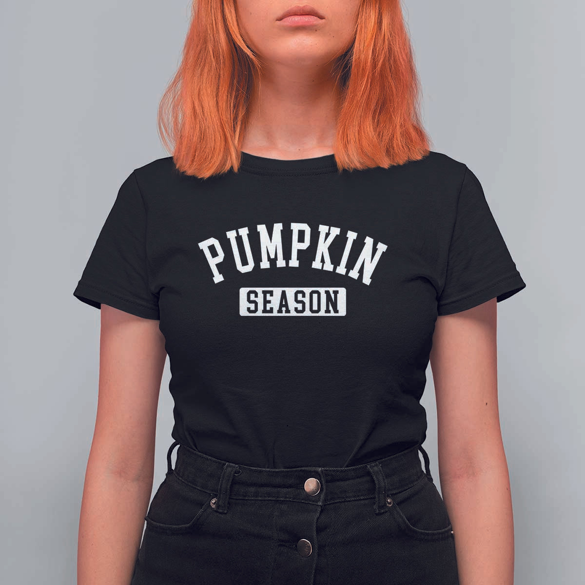 Pumpkin Season T Shirt For Women Fall Harvest Season Thanksgiving - Wonder Print Shop