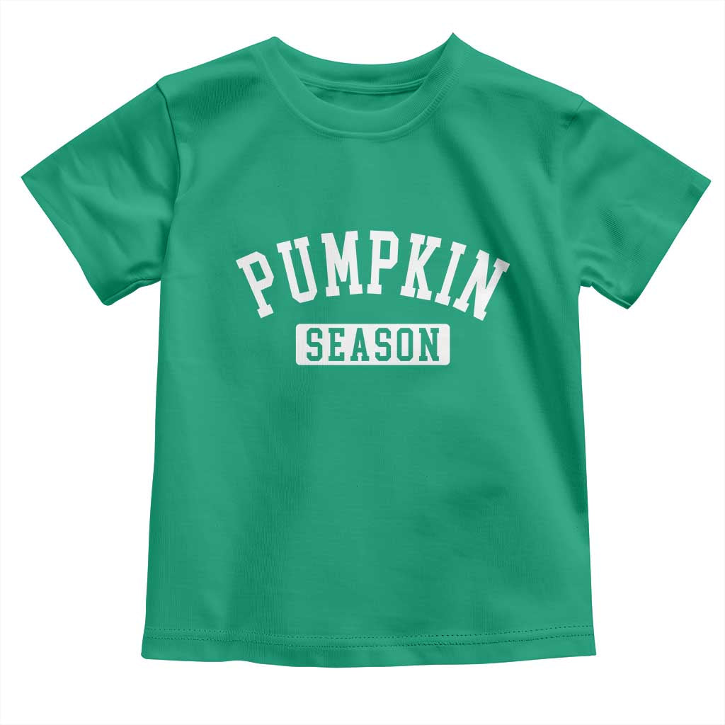 Pumpkin Season Toddler T Shirt Fall Harvest Season Thanksgiving - Wonder Print Shop
