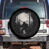 Funny Bigfoot Hunting Spare Tire Cover Sasquatch Wildlife Hunter Forest - Wonder Print Shop