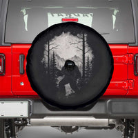 Funny Bigfoot Hunting Spare Tire Cover Sasquatch Wildlife Hunter Forest - Wonder Print Shop