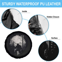 Funny Bigfoot Hunting Spare Tire Cover Sasquatch Wildlife Hunter Forest - Wonder Print Shop