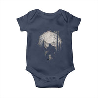 Funny Bigfoot Hunting Baby Onesie Sasquatch Wildlife Hunter Forest - Wonder Print Shop