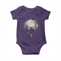 Funny Bigfoot Hunting Baby Onesie Sasquatch Wildlife Hunter Forest - Wonder Print Shop