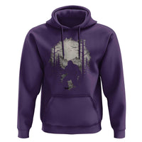 Funny Bigfoot Hunting Hoodie Sasquatch Wildlife Hunter Forest - Wonder Print Shop