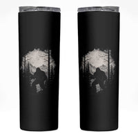 Funny Bigfoot Hunting Skinny Tumbler Sasquatch Wildlife Hunter Forest - Wonder Print Shop