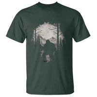 Funny Bigfoot Hunting T Shirt Sasquatch Wildlife Hunter Forest - Wonder Print Shop