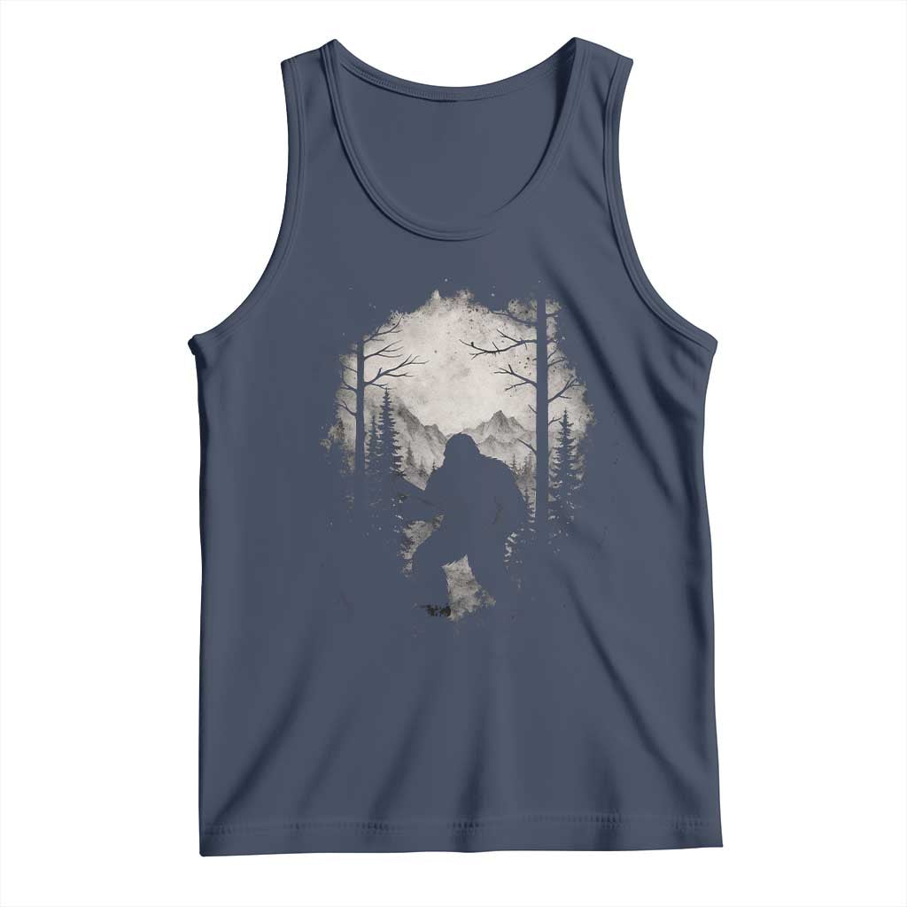 Funny Bigfoot Hunting Tank Top Sasquatch Wildlife Hunter Forest - Wonder Print Shop