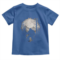 Funny Bigfoot Hunting Toddler T Shirt Sasquatch Wildlife Hunter Forest - Wonder Print Shop