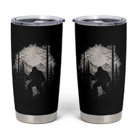 Funny Bigfoot Hunting Tumbler Cup Sasquatch Wildlife Hunter Forest - Wonder Print Shop