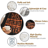 Funny Ghost Hunting Throw Blanket Ghost Afterlives Matter Paranormal Investigator Halloween - Wonder Print Shop