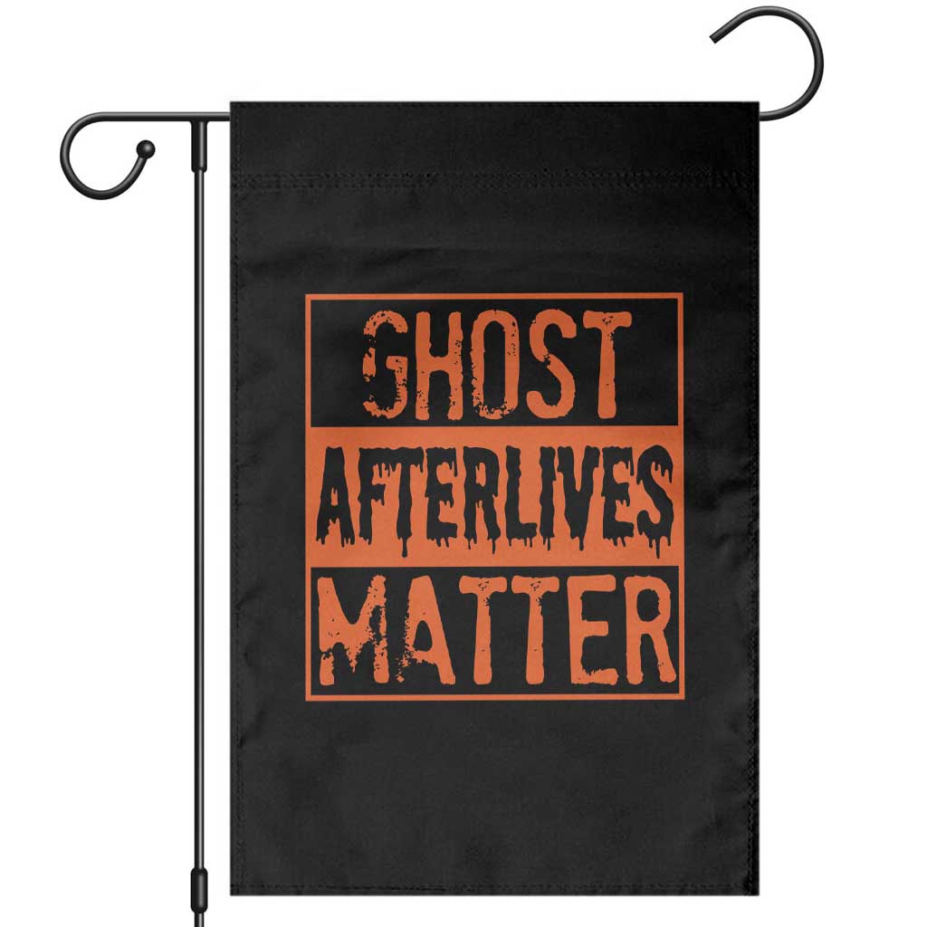 Funny Ghost Hunting Garden Flag Ghost Afterlives Matter Paranormal Investigator Halloween - Wonder Print Shop
