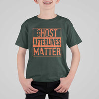 Funny Ghost Hunting T Shirt For Kid Ghost Afterlives Matter Paranormal Investigator Halloween - Wonder Print Shop