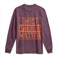 Funny Ghost Hunting Long Sleeve Shirt Ghost Afterlives Matter Paranormal Investigator Halloween - Wonder Print Shop
