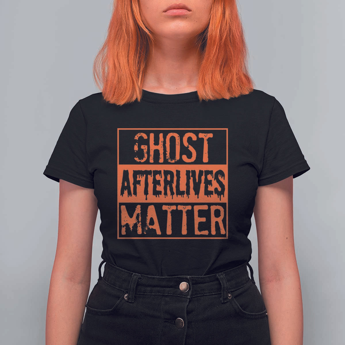Funny Ghost Hunting T Shirt For Women Ghost Afterlives Matter Paranormal Investigator Halloween - Wonder Print Shop