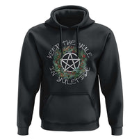 Keep The Yule In Yuletide Hoodie Yule Christmas Wreath