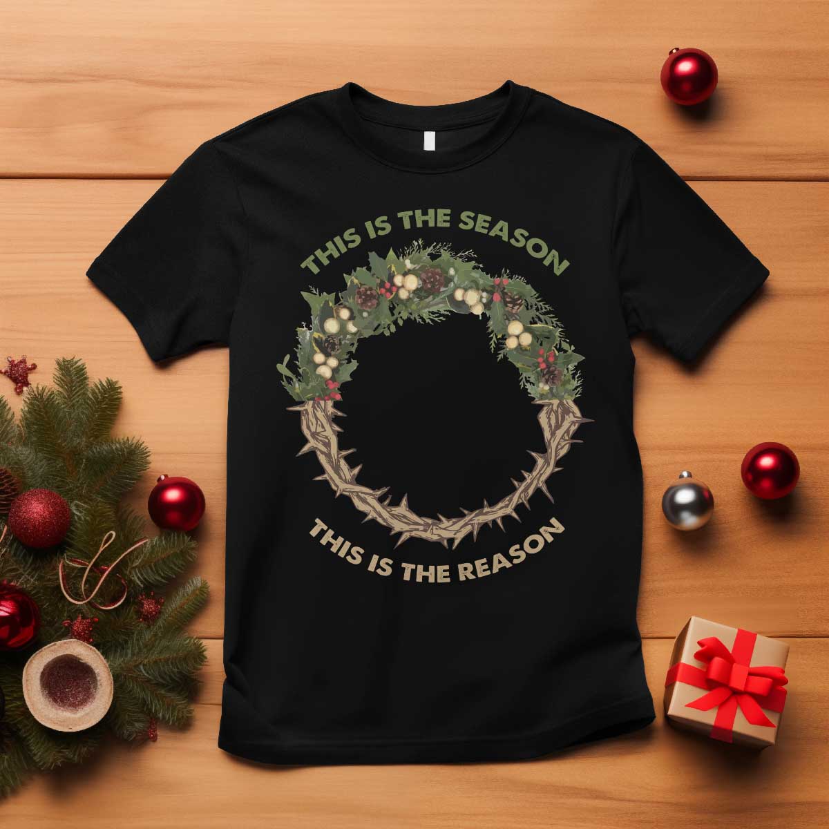This Is The Season This Is The Reason Christian Christmas T Shirt - Wonder Print Shop