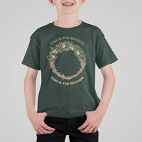 This Is The Season This Is The Reason Christian Christmas T Shirt For Kid - Wonder Print Shop