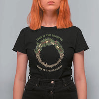 This Is The Season This Is The Reason Christian Christmas T Shirt For Women - Wonder Print Shop