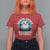 Funny Christmas Motocross T Shirt For Women Santa Cross Is Coming To Town Sport - Wonder Print Shop
