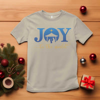 Joy To The World T Shirt Christian Christmas Nativity Scene Star Of Bethlehem - Wonder Print Shop