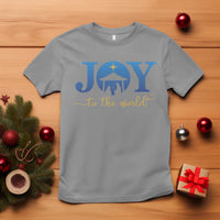 Joy To The World T Shirt Christian Christmas Nativity Scene Star Of Bethlehem - Wonder Print Shop