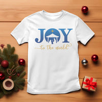 Joy To The World T Shirt Christian Christmas Nativity Scene Star Of Bethlehem - Wonder Print Shop
