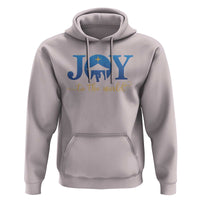 Joy To The World Hoodie Christian Christmas Nativity Scene Star Of Bethlehem