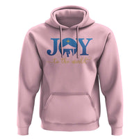 Joy To The World Hoodie Christian Christmas Nativity Scene Star Of Bethlehem