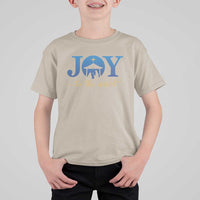 Joy To The World T Shirt For Kid Christian Christmas Nativity Scene Star Of Bethlehem - Wonder Print Shop