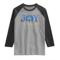 Joy To The World Raglan Shirt Christian Christmas Nativity Scene Star Of Bethlehem - Wonder Print Shop