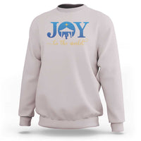 Joy To The World Sweatshirt Christian Christmas Nativity Scene Star Of Bethlehem - Wonder Print Shop