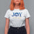 Joy To The World T Shirt For Women Christian Christmas Nativity Scene Star Of Bethlehem - Wonder Print Shop
