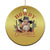 Funny Western Xmas Christmas Ornament Howdy Christmas Retro Cowboy Santa Country - Wonder Print Shop
