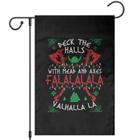 Viking Christmas Garden Flag Deck The Halls With Mead And Axes Falalala Valhalla La - Wonder Print Shop