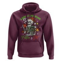 Look At Me Being Festive And Shit Hoodie Funny Christmas Skeleton - Wonder Print Shop
