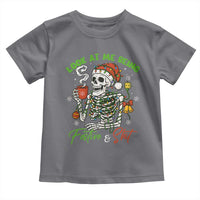 Look At Me Being Festive And Shit Toddler T Shirt Funny Christmas Skeleton - Wonder Print Shop