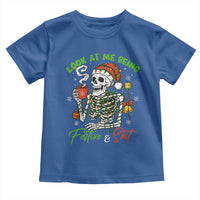 Look At Me Being Festive And Shit Toddler T Shirt Funny Christmas Skeleton - Wonder Print Shop