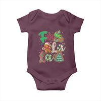 Funny Falala Christmas Song Faux Glitter Gingerbread Baby Onesie - Wonder Print Shop