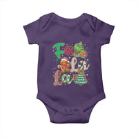Funny Falala Christmas Song Faux Glitter Gingerbread Baby Onesie - Wonder Print Shop