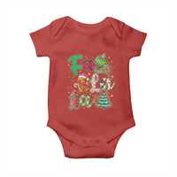 Funny Falala Christmas Song Faux Glitter Gingerbread Baby Onesie - Wonder Print Shop